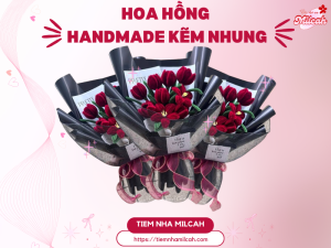 Hoa hồng handmade kẽm 