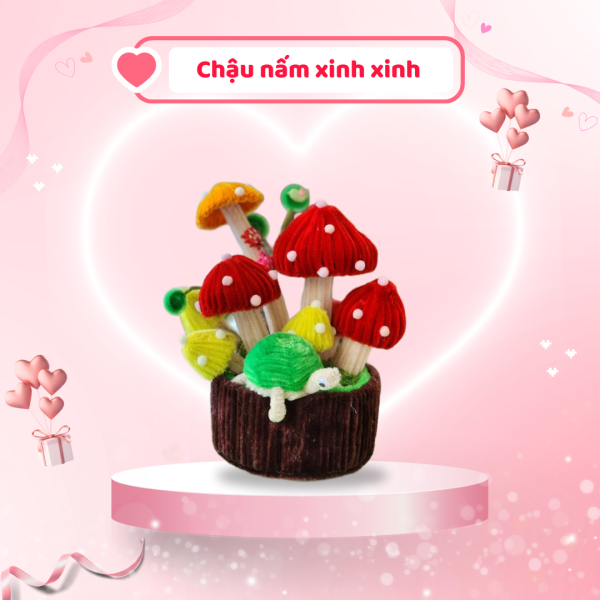 Cây nấm kẽm nhung Cây nấm kẽm nhung